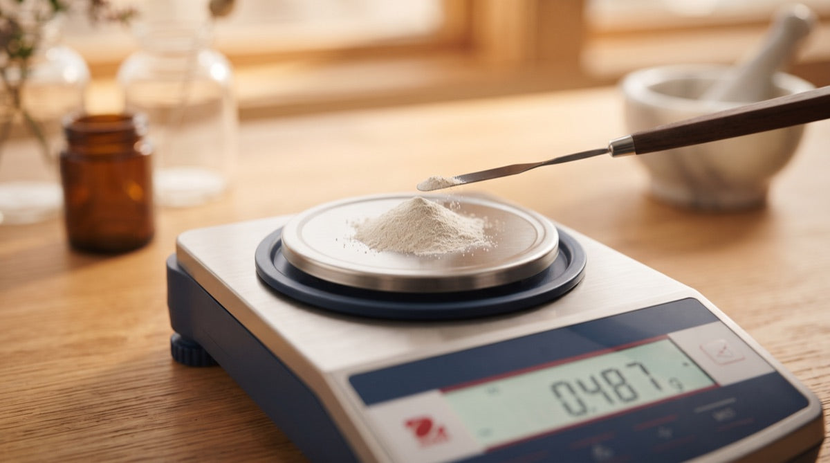 A measured mineral dose